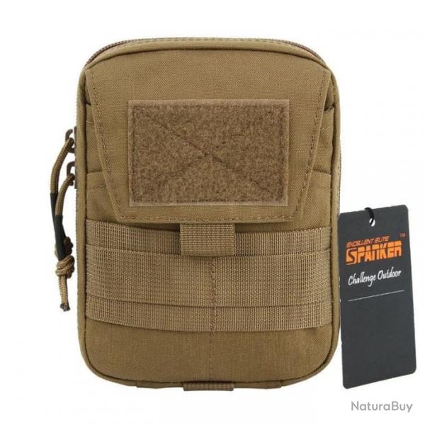 Pochette  rabat Elite SPK Tactical Molle - Tan / Coyote