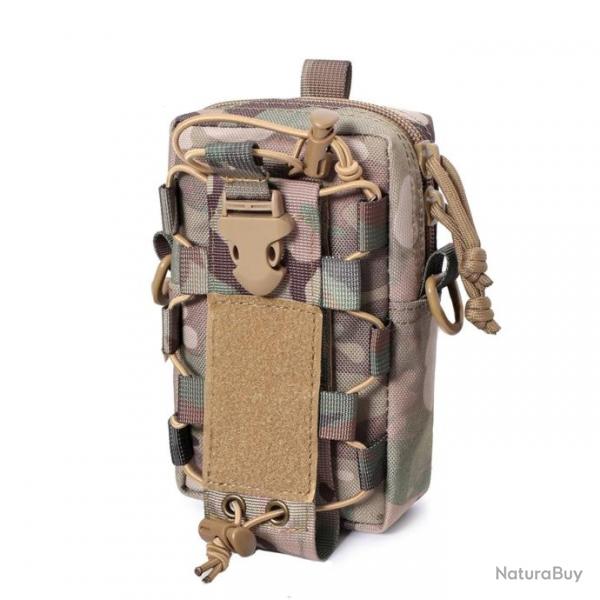 Pochette bouteille Molle SNAirsoft - Multicam (sans sangle)