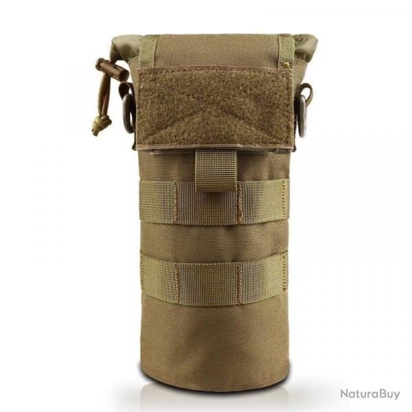 Pochette bouteille pliable SPS rglable - Tan