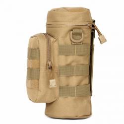 Pochette bouteille tactique JOS Molle - Tan