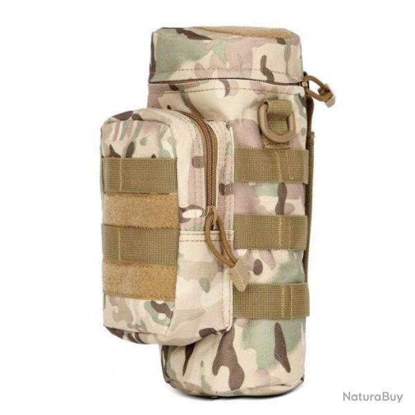 Pochette bouteille tactique JOS Molle - MultiCam