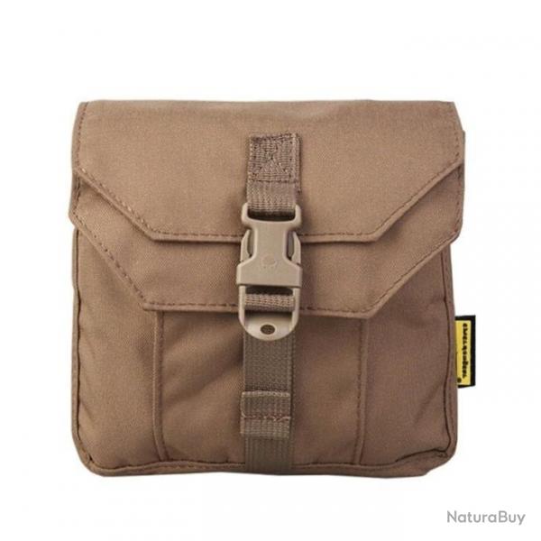 Pochette combat Molle EMGear FS 500D - Coyote brown