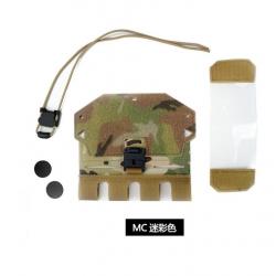 Pochette gilet téléphone FCSK/MOLLE DMGear - Multicam noir-Molle Version