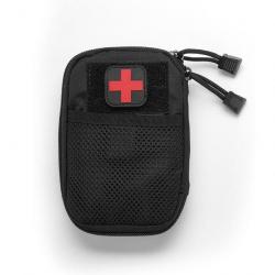 Pochette médicale militaire avec filet S3S - Black