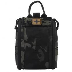 Pochette médicale premiers secours A - Multicam noir