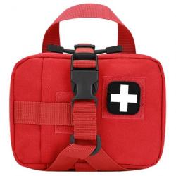 Pochette médicale transport EMT EDC - Rouge