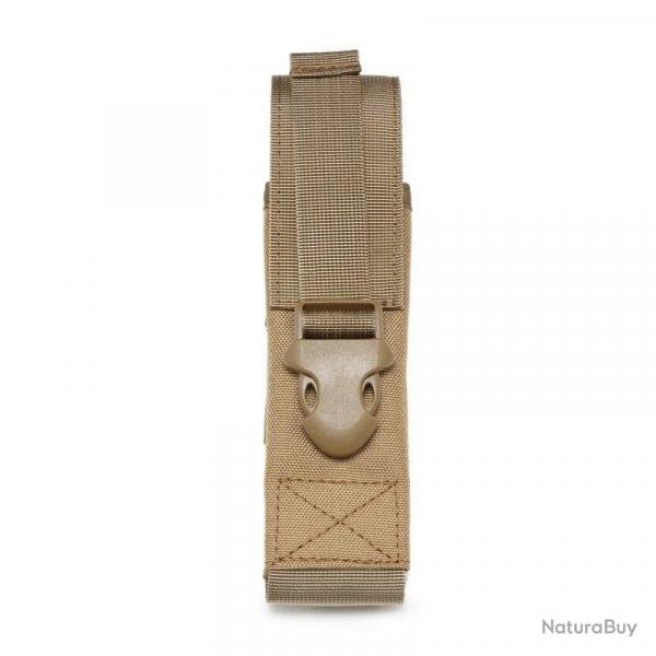 Pochette Molle 1000D lampe de poche - Marron