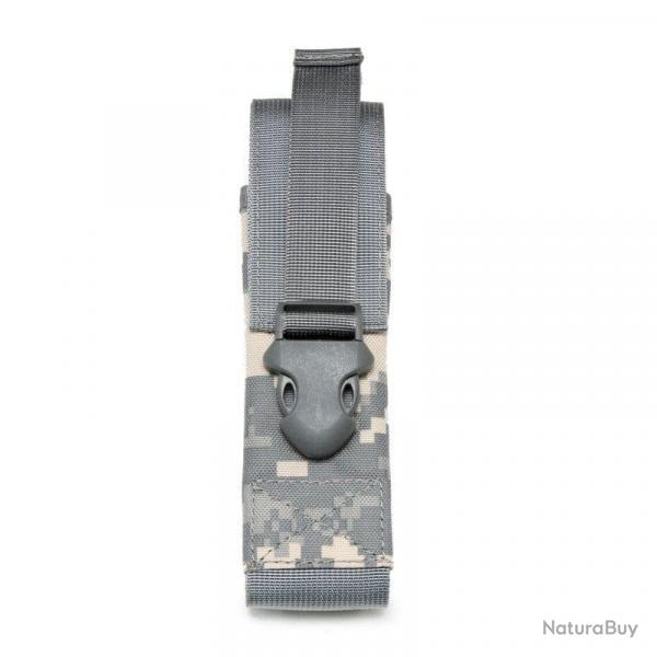 Pochette Molle 1000D lampe de poche - Camo Digital gris