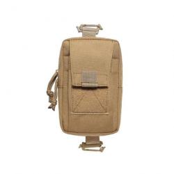 Pochette Molle EDC FKS multifonction - Marron (sans crochets)