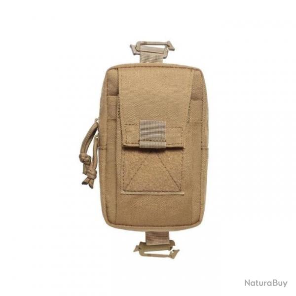 Pochette Molle EDC FKS multifonction - Marron (sans crochets)