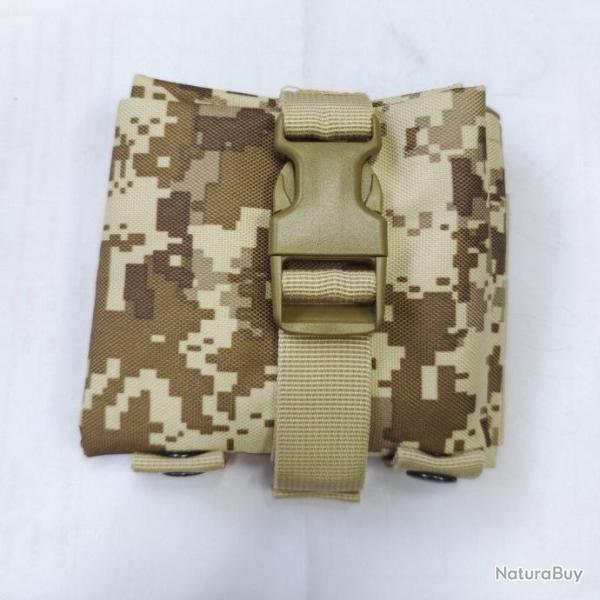 Pochette pliable Airsoft EDC YOS utilitaire - Digital Desert