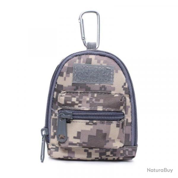 Pochette portefeuille 1000D clip EDC CQC - Camo ACU