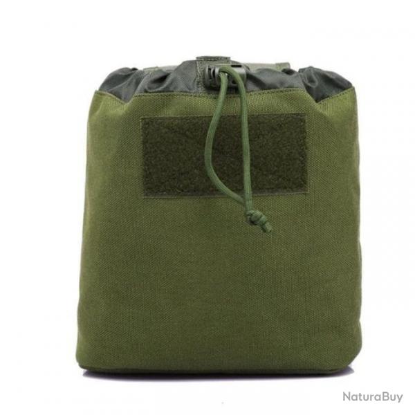 Pochette rcupration pliable Molle RH1 - Vert arme