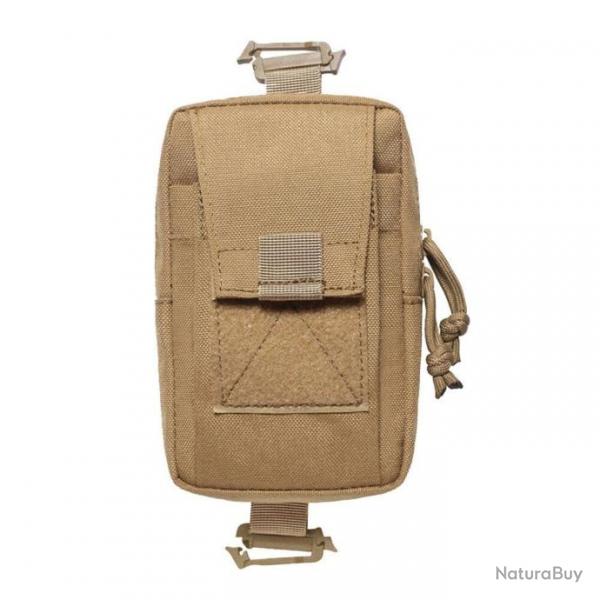 Pochette sac  dos Molle EDC AirsoftPark - Tan / Coyote