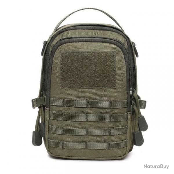 Pochette tactique Molle EDC X267D - Vert arme