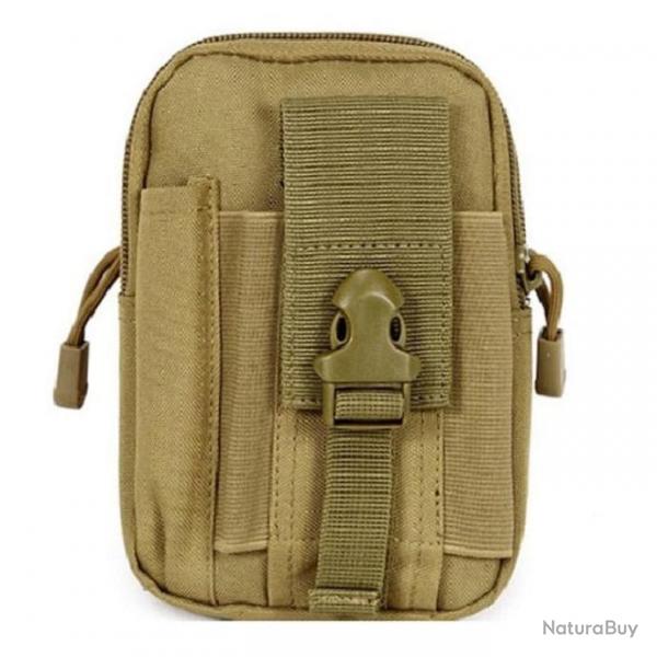 Pochette taille Molle EDC ABS - Tan