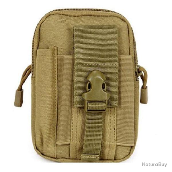 Pochette taille Molle EDC ABS - Tan