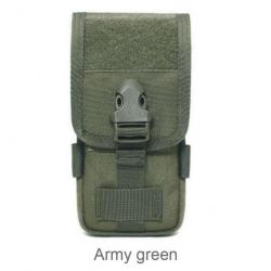 Pochette téléphone ceinture 1000D EDC - Vert armée