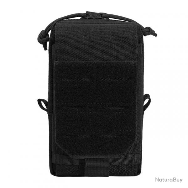 Pochette tlphone Molle 1000D EDC - Noir