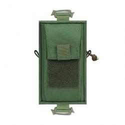 Pochette téléphone Molle EDC bandoulière - Vert armée