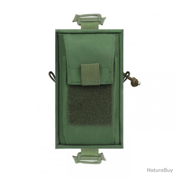 Pochette tlphone Molle EDC bandoulire - Vert arme