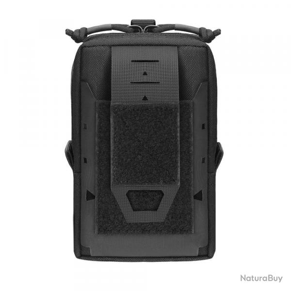 Pochette utilitaire ceinture Molle EDC APS - Noir
