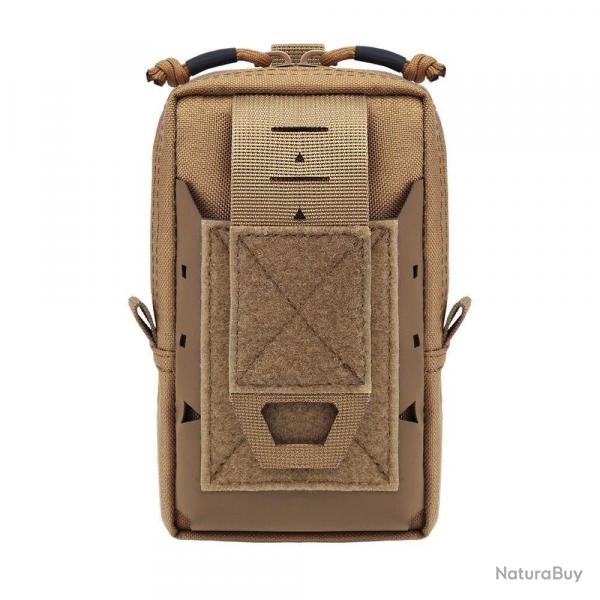 Pochette utilitaire ceinture Molle EDC APS - Tan / Coyote