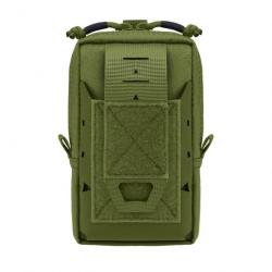 Pochette utilitaire ceinture Molle EDC APS - Vert OD