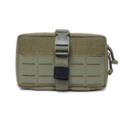 Pochette utilitaire Laser EDC MOLLE - Vert olive