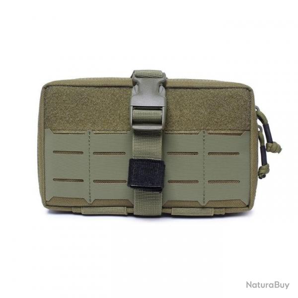 Pochette utilitaire Laser EDC MOLLE - Vert olive