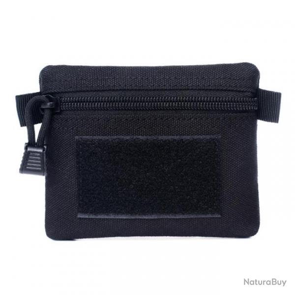 Pochette zipe Molle systme EDC - Noir