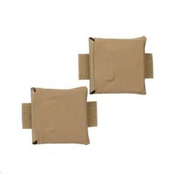 Pochettes plaque latérale style Ferro 6x6 - Tan