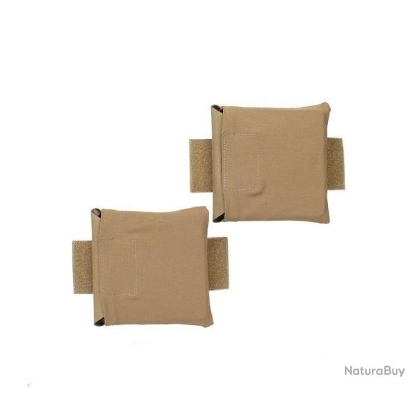 Pochettes plaque latrale style Ferro 6x6 - Tan