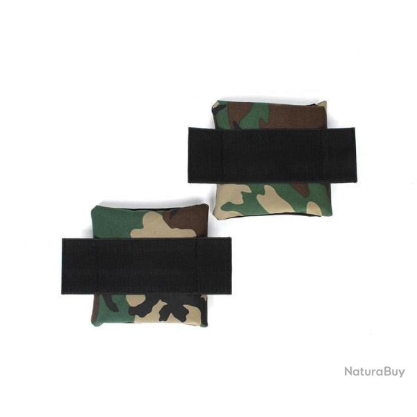 Pochettes plaque latrale style Ferro 6x6 - Woodland