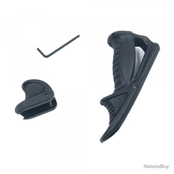 Poigne pliable compact ABS M4 M16 AR15 - PTK-Noir