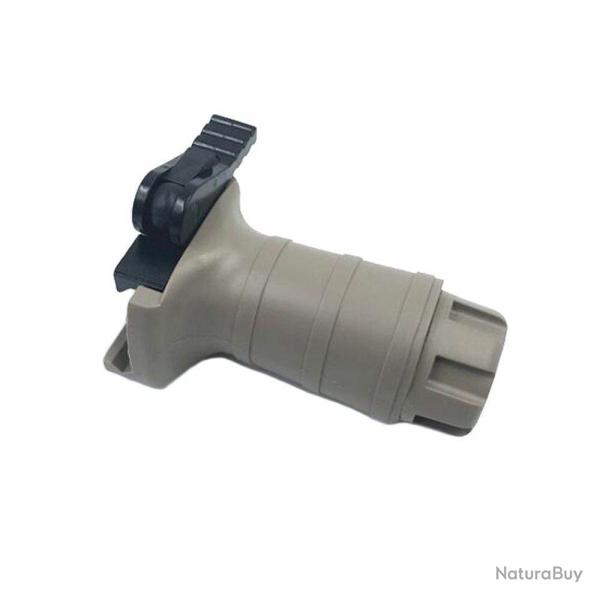Poigne pliable compact ABS M4 M16 AR15 - TD-Marron