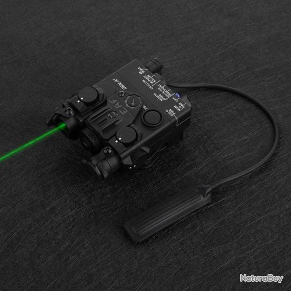 Point rouge/vert DBAL AN/PEQ DBAL-A2 - Green laser BK