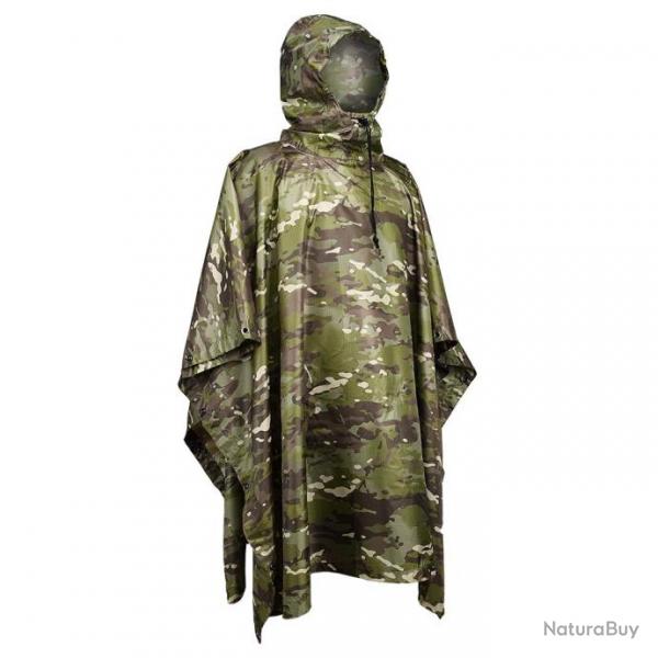 Poncho camouflage Tactical CNS - Multicam green