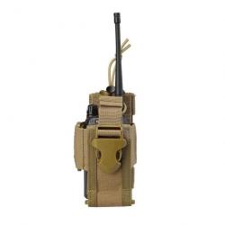 Porte talkie-walkie Molle WF Tactical - Marron