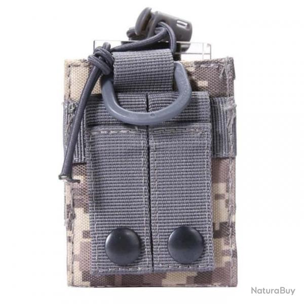 Porte talkie-walkie multifonction Molle 600D - Camo ACU