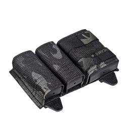 Porte-chargeur 9mm 5.56 Kydex - Multicam noir (type 1)