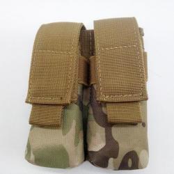 Porte-chargeur 9mm double ATS - Multicam