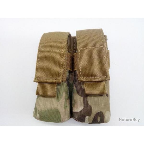 Porte-chargeur 9mm double ATS - Multicam