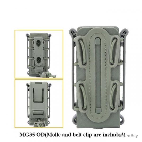 Porte-chargeur 9mm Scorpion Fast Molle - Vert