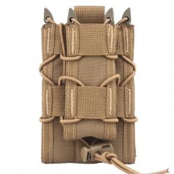 Porte-chargeur 9mm/5.56 double Molle - Marron