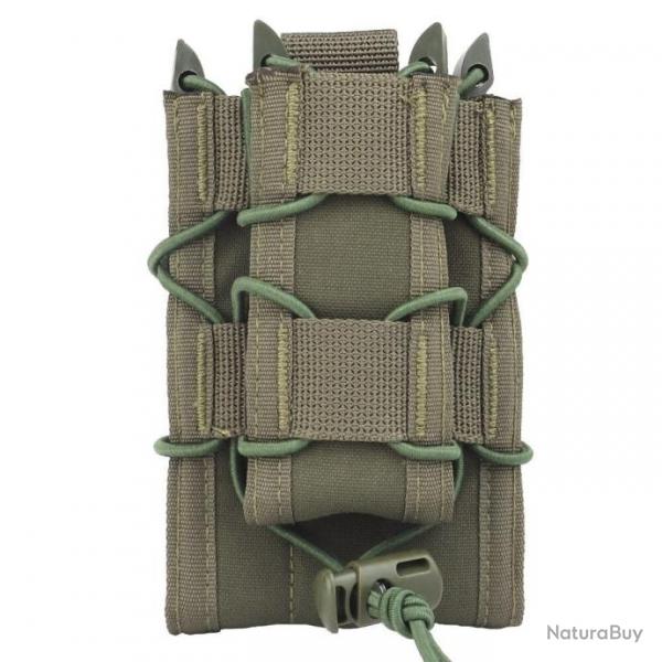 Porte-chargeur 9mm/5.56 double Molle - Vert arme