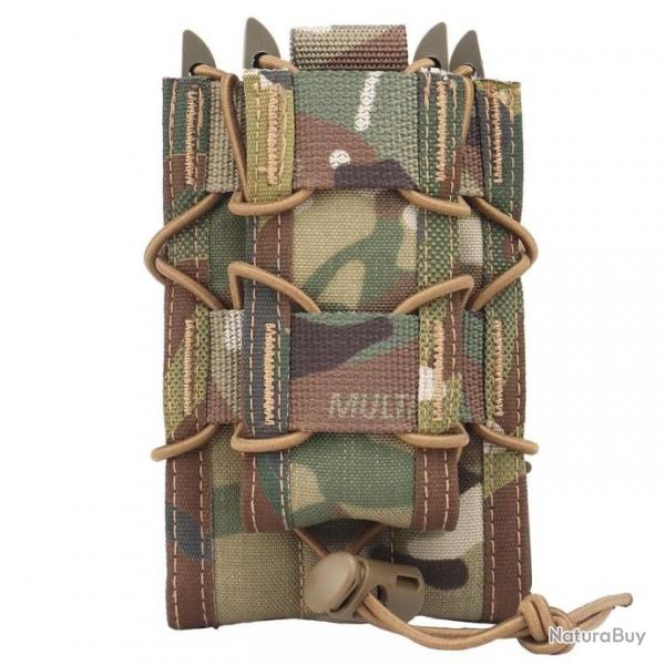 Porte-chargeur 9mm/5.56 double Molle - Multicam