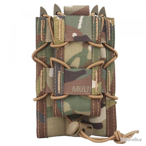 Porte-chargeur 9mm/5.56 double Molle - Multicam