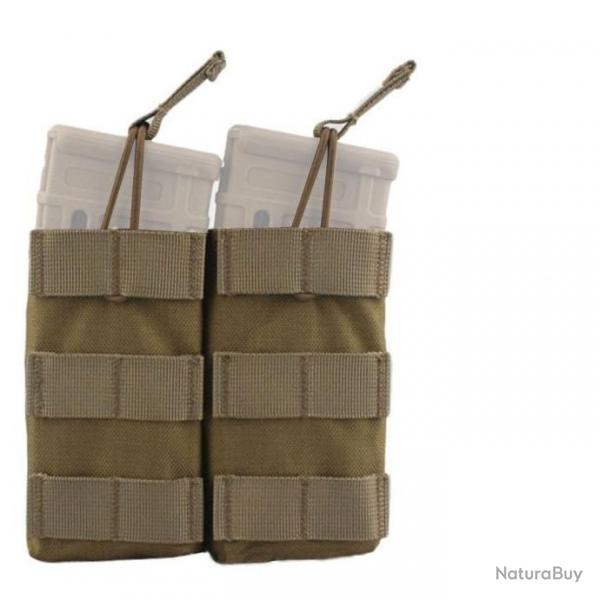 Porte-chargeur double 5.56 Molle EmersonGear - Kaki