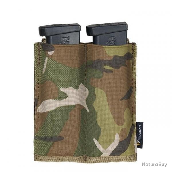 Porte-chargeur double 9mm IDGear - Multicam